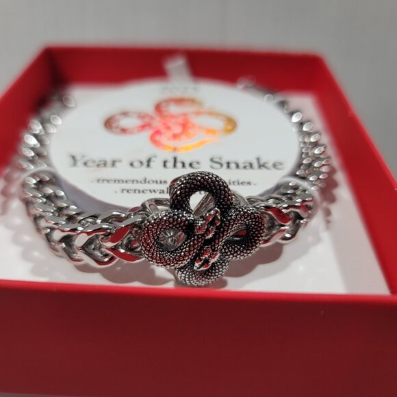 2025 Year Of The Snake Brass Bracelet - Picture 1 of 2